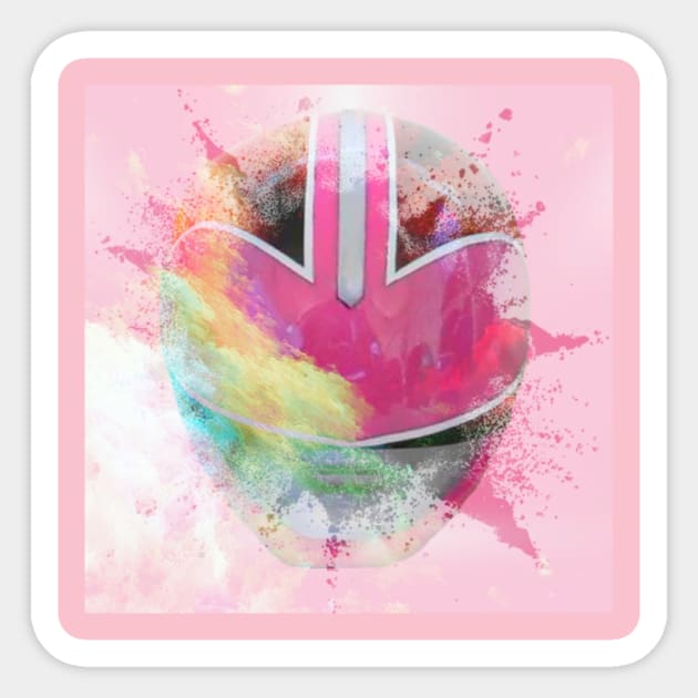 TIME FORCE PINK RANGER IS THE GOAT PRTF Sticker by TSOL Games